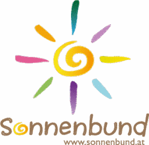 Sonnenbund - eine Sonne mit bunten Strahlen